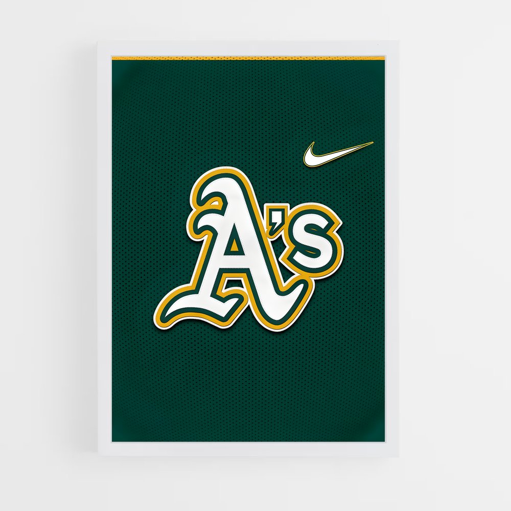 Poster A's Pride – affiche Baseball (vue 3)
